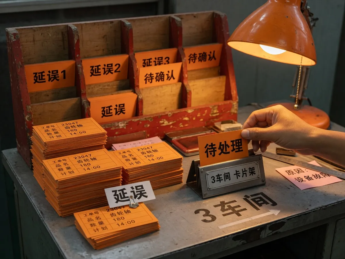 插单时被挤后的工单条