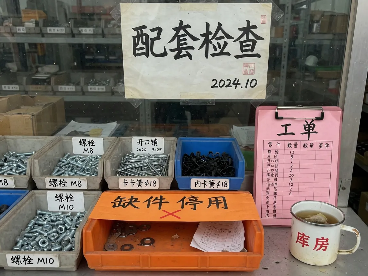 料架齐套核对