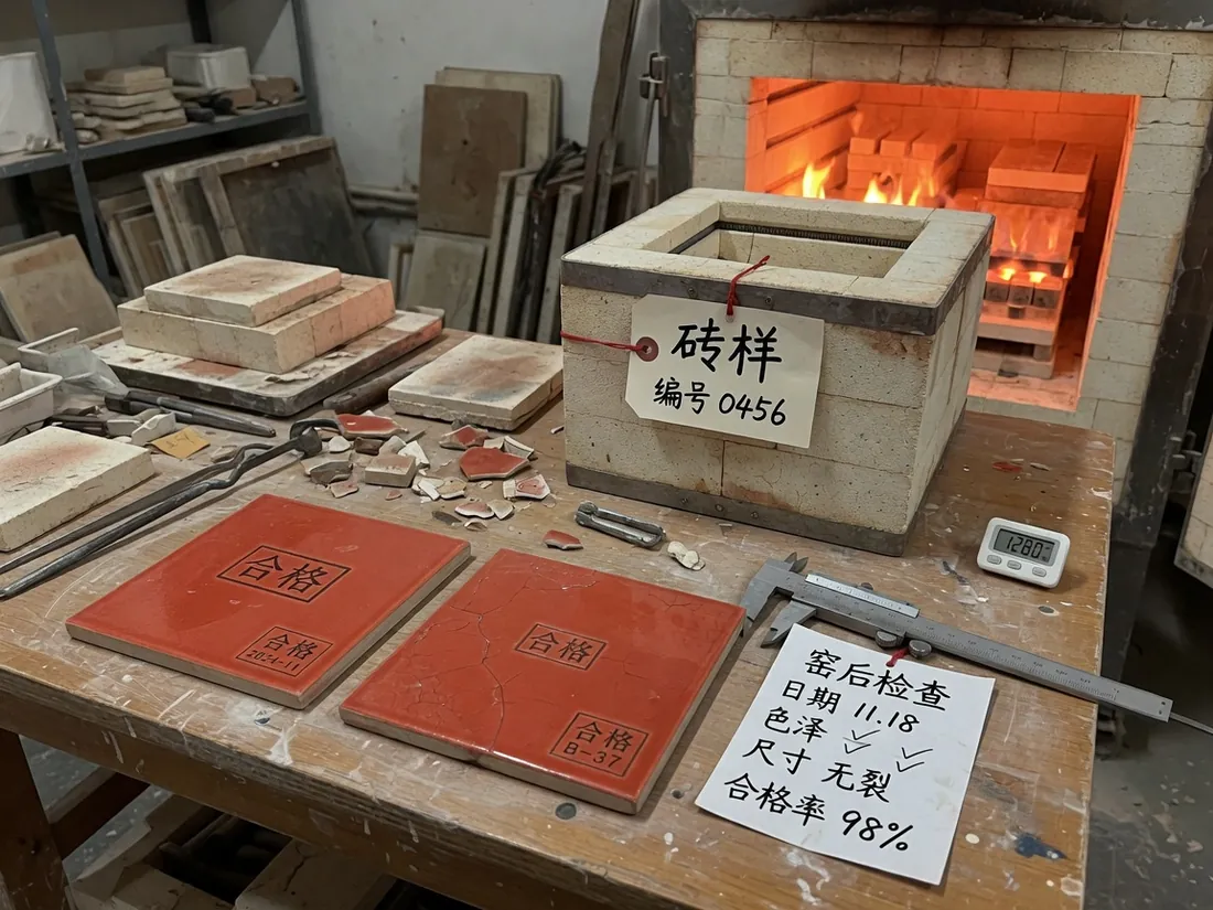 窑后砖对照