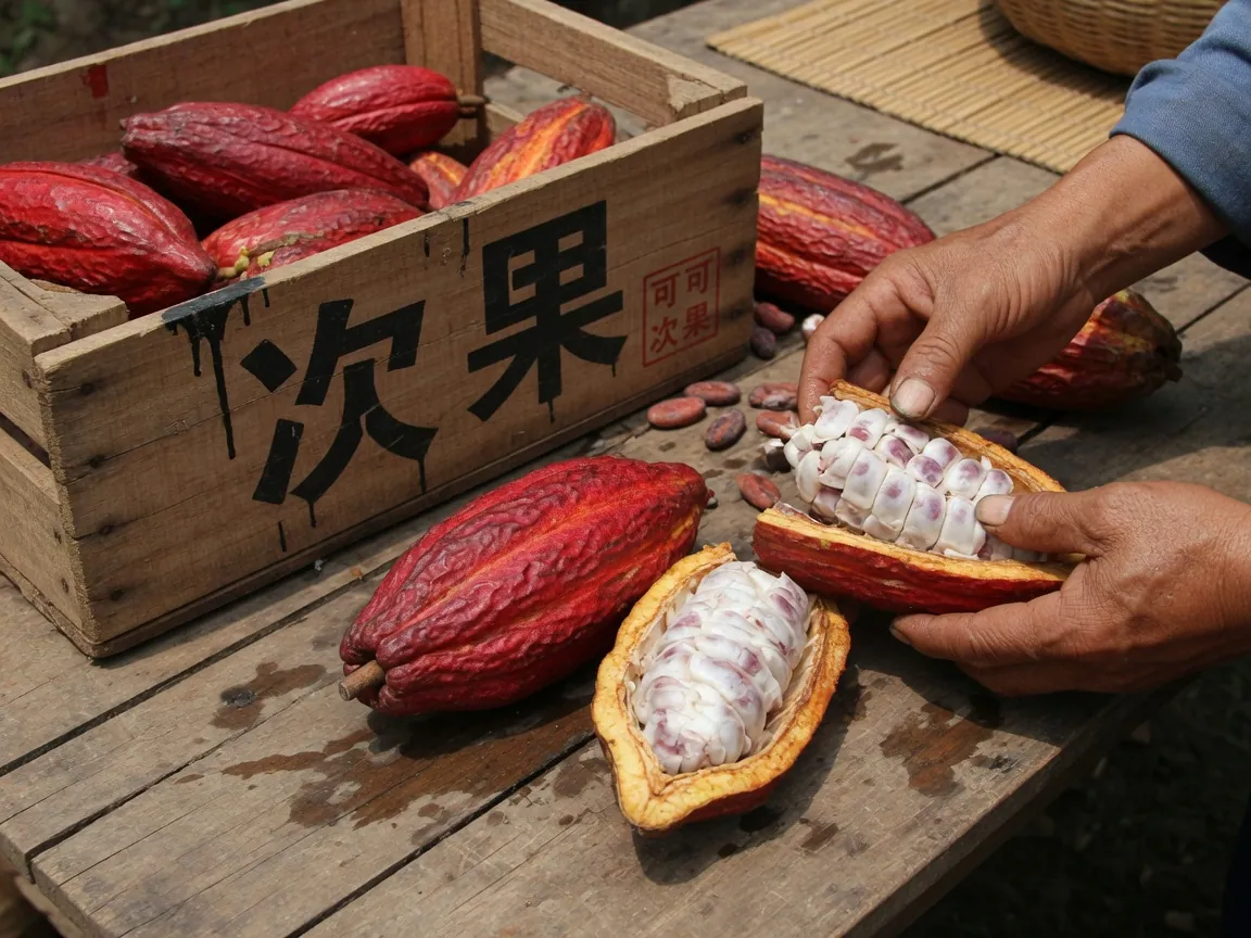收购台过磅与病荚分拣