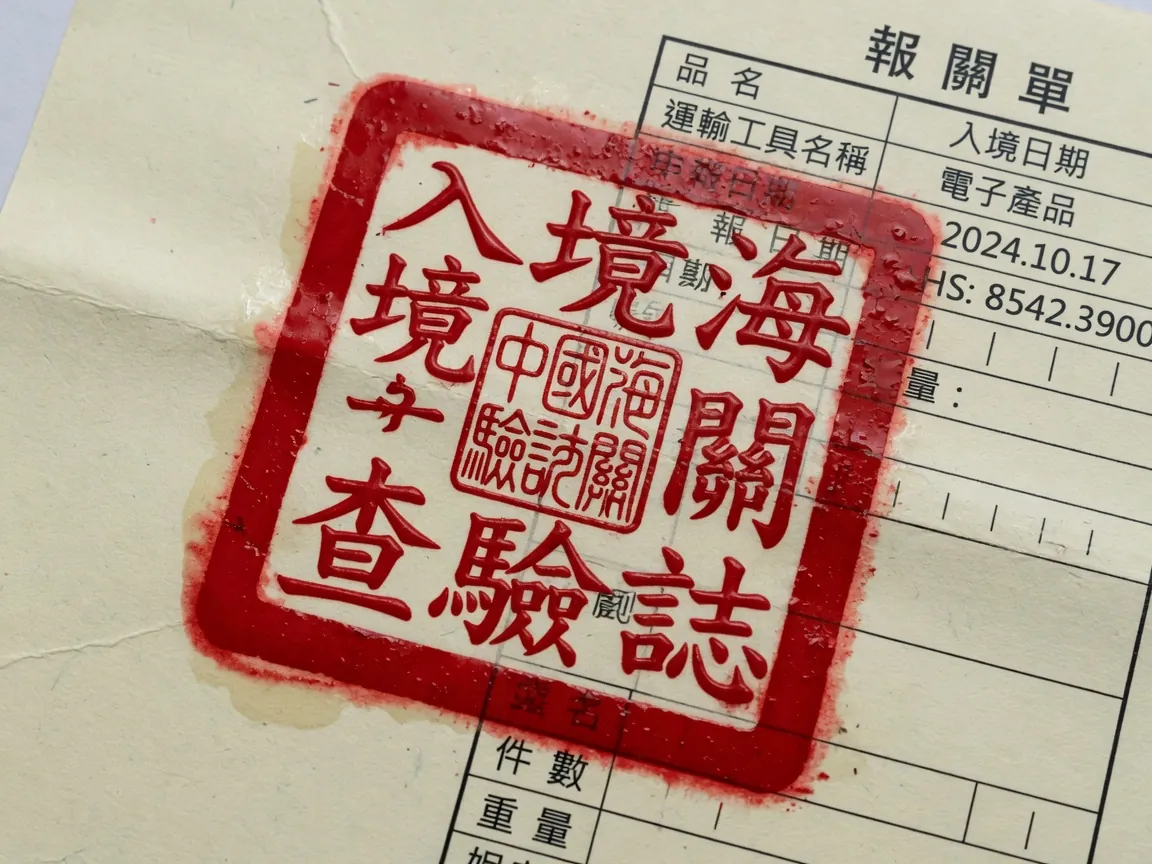 申报纸上的朱红印章与关单细线