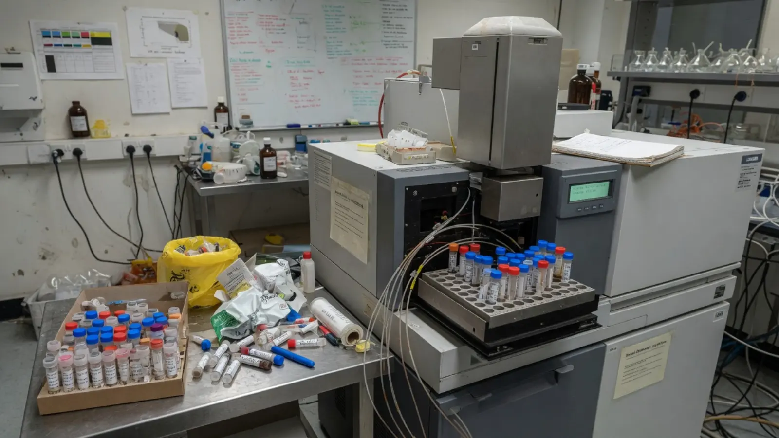 共享液质质谱仪与样品瓶