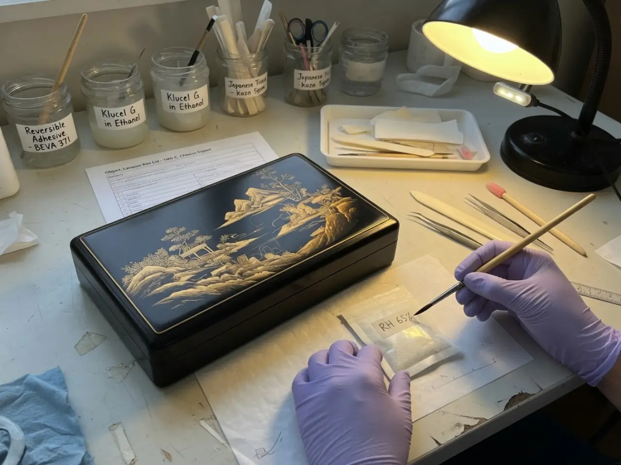 描金匣修后