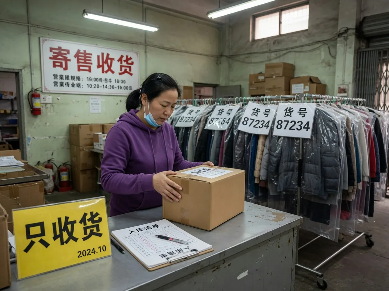收货月台的寄售交接与入库清单
