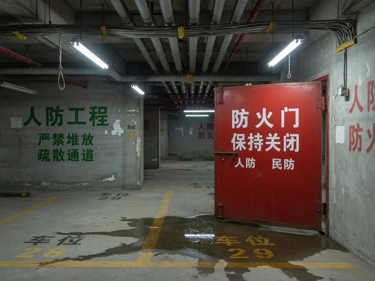 人防工程平时停车使用